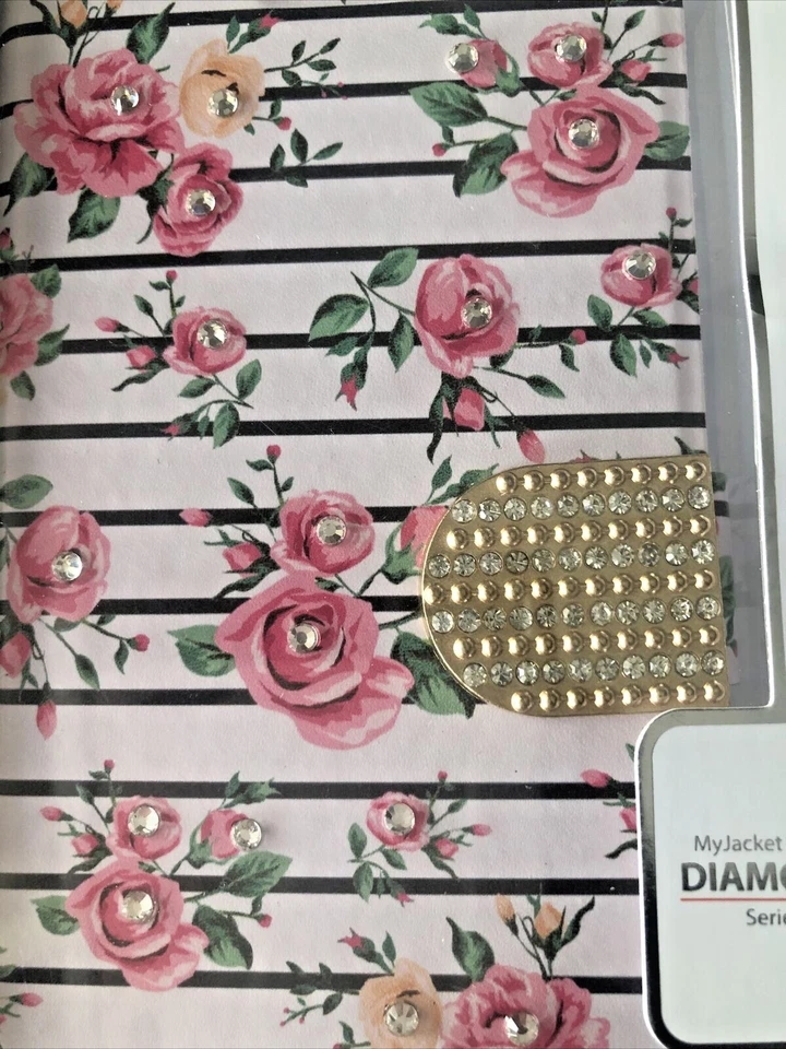 MyBat MyJacket Wallet Diamond Series for Apple iPhone 11 - Pink Fresh Roses - Image 2 of 4