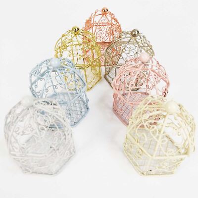 Mini Swirly Vogelkäfig Gastgeschenke - Babyparty Hochzeit Mengenrabatte!