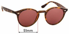 SFx Replacement Sunglass Lenses fits Ray Ban RB2180 - 51mm Wide