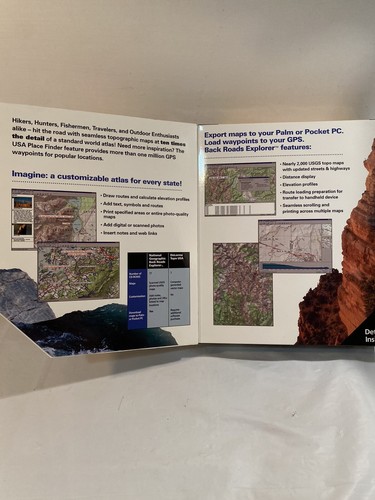 National Geographic Back Roads Explorer 17 CD-ROM PC Topographic Maps 50 States - Picture 3 of 5