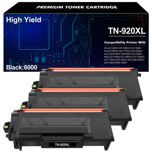 Hi-Yield TN920XL Fits for Brother TN920 Toner MFC-L5715DW L5717DW HL-L6217DW lot - Picture 11 of 13