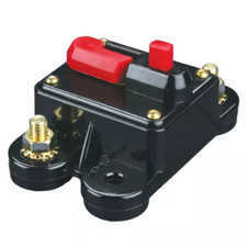 12 Volt 100 AMP CAR STEREO INLINE POWER CIRCUIT BREAKER REPLACES FUSE HOLDER