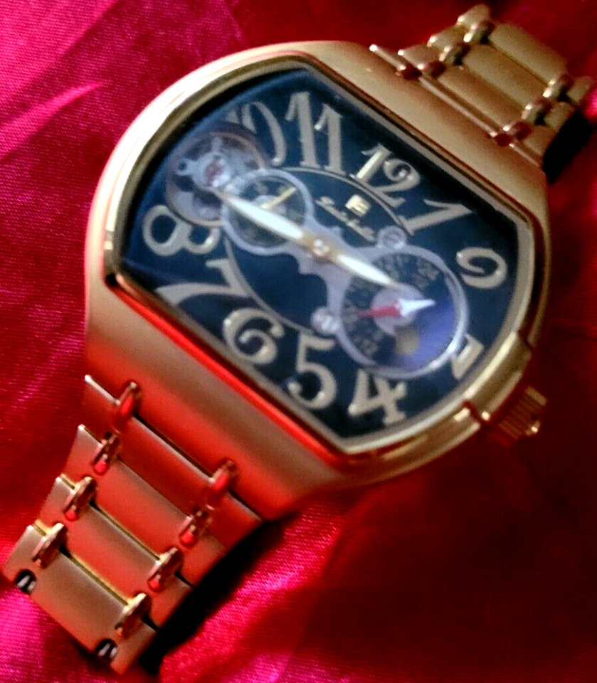 Montre Automatique Louis Bolle Seward – Phase De Lune – Orangerie – Modèle Rare