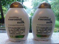 2 Bottles- OGX Coconut Milk Conditioner 13 0z. *BUY 2 & SAVE BIG*