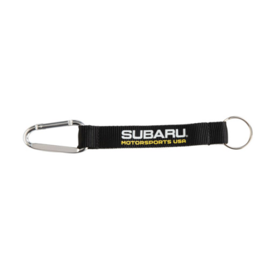 Black Nylon Keychain Keyring For Subaru WRX STI Outback Forester Legacy BRZ