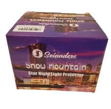 Night Light Star Galaxy Projector Bluetooth 2.0 White Noise 33 Light Effects New