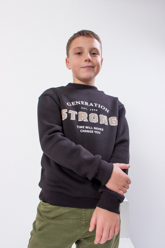 Sweatshirt (boys), Winter,  Nosi svoe 6235-025-33 (chornyj-strong)-image
