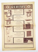 Veritas Sewing Machine Clemens Müller Dresden Promotional Print 1930er