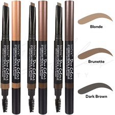 TECHNIC Duo Angled Colour Twist Up & Shape Eyebrow Pencil & Spoolie *CHOOSE*
