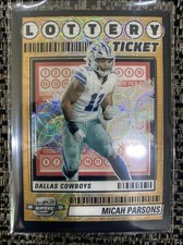 2023 Contenders Optic Micah Parsons Lottery Ticket Black Scope Prizm /25 #12🔥🏈