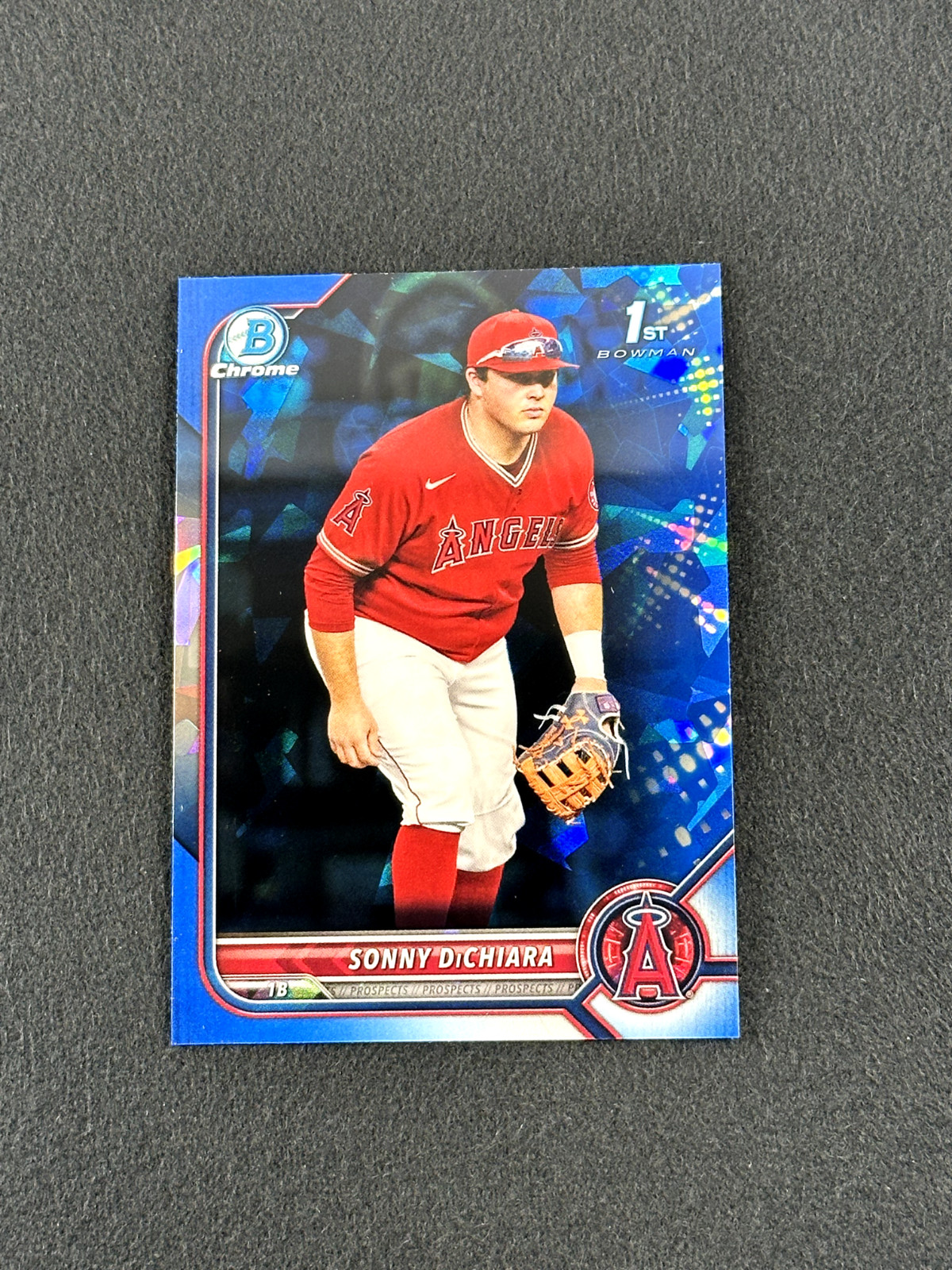 2022 Bowman Draft Sapphire SONNY DiCHIARA 1st Bowman Prospect #BDC-16 LA Angels