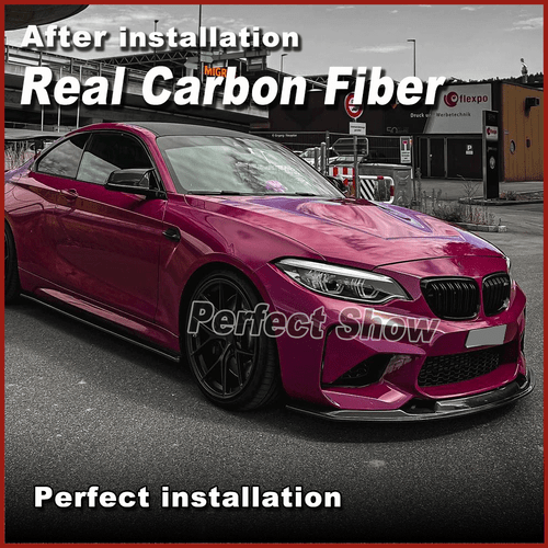 Spoiler anteriore in carbonio labbro anteriore spoiler labbro spoiler per BMW M2 F87 Coupè - Foto 3 di 10