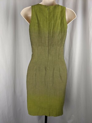 green dress bloomingdales H&M Long Sleeve Midi metal Green Dress Small main image 1