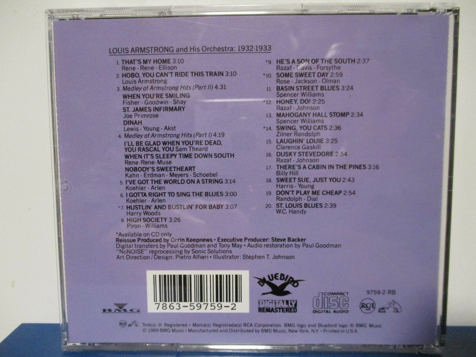 Louis Armstrong & His Orchestra Laughin' Louie 19321933 CD MINT E21725 78635975925 eBay