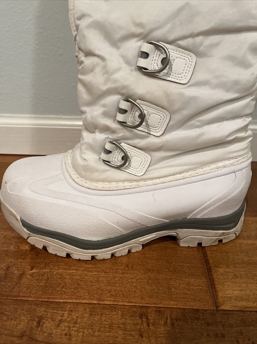 ソレル　SNOWLION Sorel Snowlion Tall Women's Snow Boots Size 7 - White | eBay