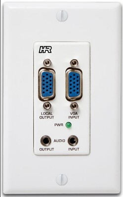 Hall Research VSA-V-DP,  VGA/Component+Audio Input Decorative Plate for VSA Sys.