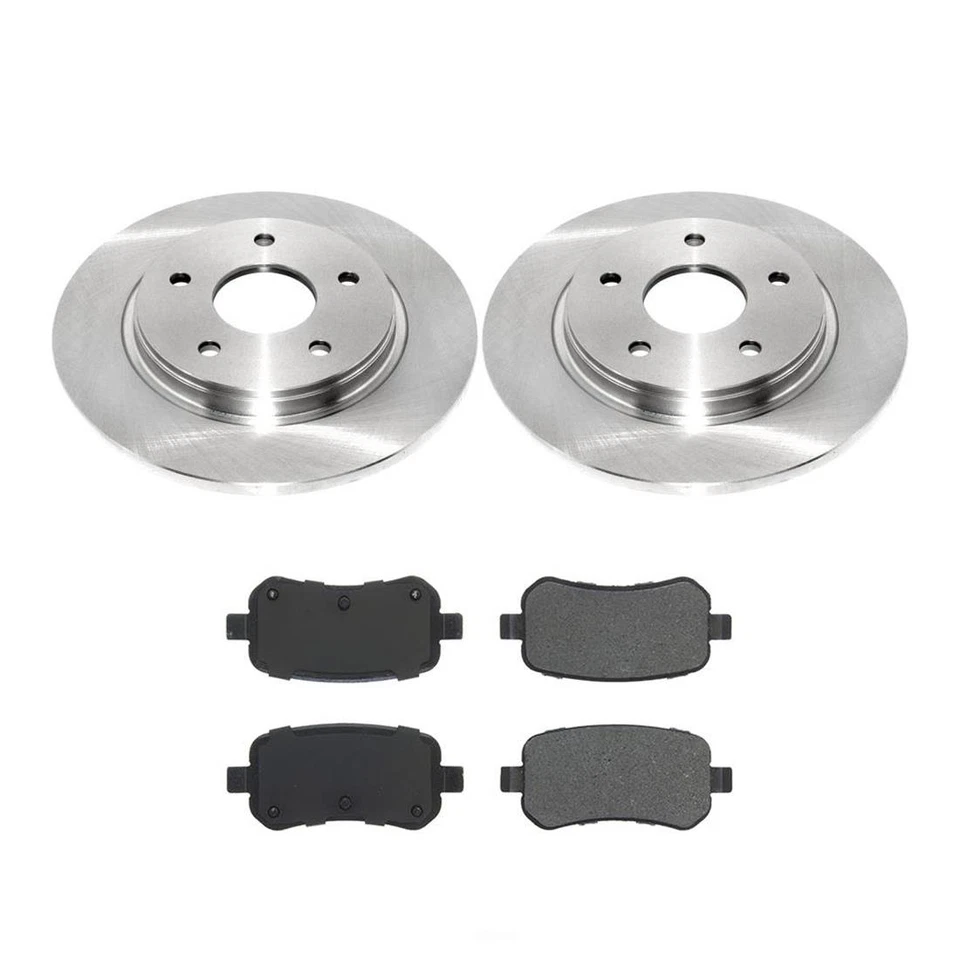 Задние тормозные диски и керамические тормозные колодки для Chrysler Town & Country 2008-2010 годов выпуска - Изображение 2 из 4