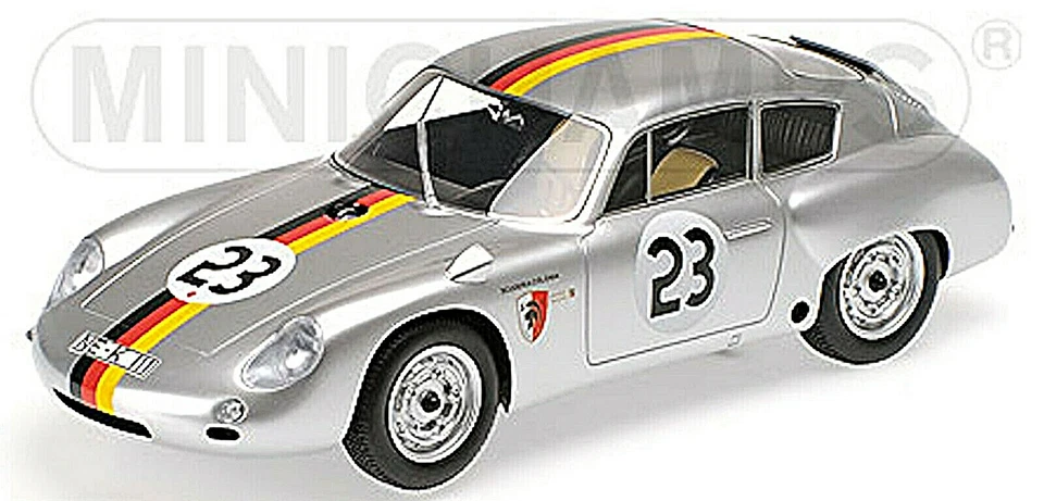 Porsche 356 B 1600 GS Carrera GTL Abarth GP Solitude 1962 #23 1:18 Minichamps - Image 2 of 4