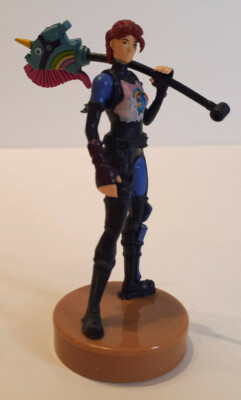 Fortnite Epic Games 3'' Brite Bomber PVC Figurine Stamper *Girl Unicorn