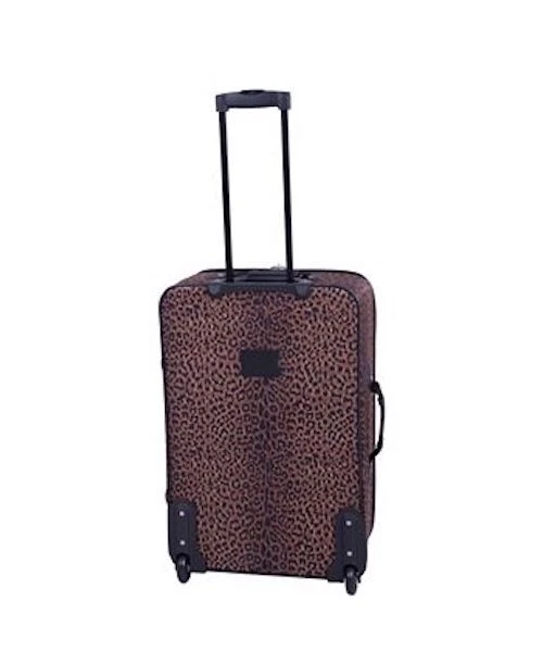 AMERICAN FLYER Animal Print 5 Piece Spinner Luggage Set - Image 3 of 4