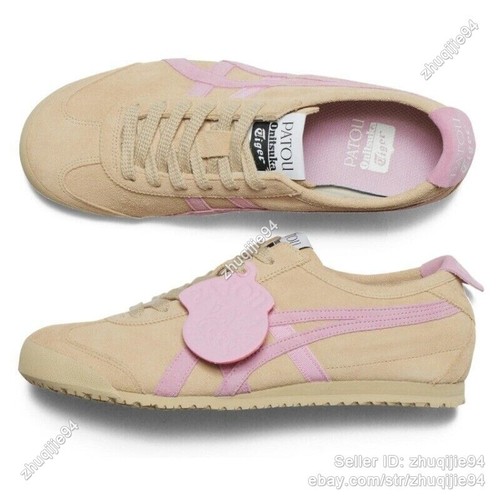 PATOU x ONITSUKA TIGER 1183C380 66 SNEAKERS WOMEN SHOE PUTTY/COTTON CANDY MEXICO - Picture 21 of 28