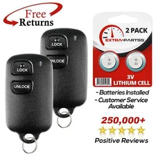 2 Remote 2btn Car Truck Key Fob For Toyota (ELVATDD)