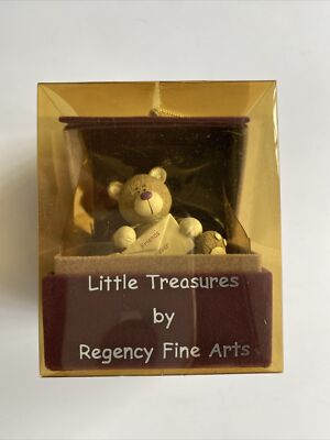 Regency Fine Arts Little Treasures Friends Forever Bär & Etui Neu Sammlerstück