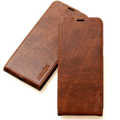 Premium Leder Smartphone Cover für Samsung Apple und Huawei  Schutzhülle Handy 