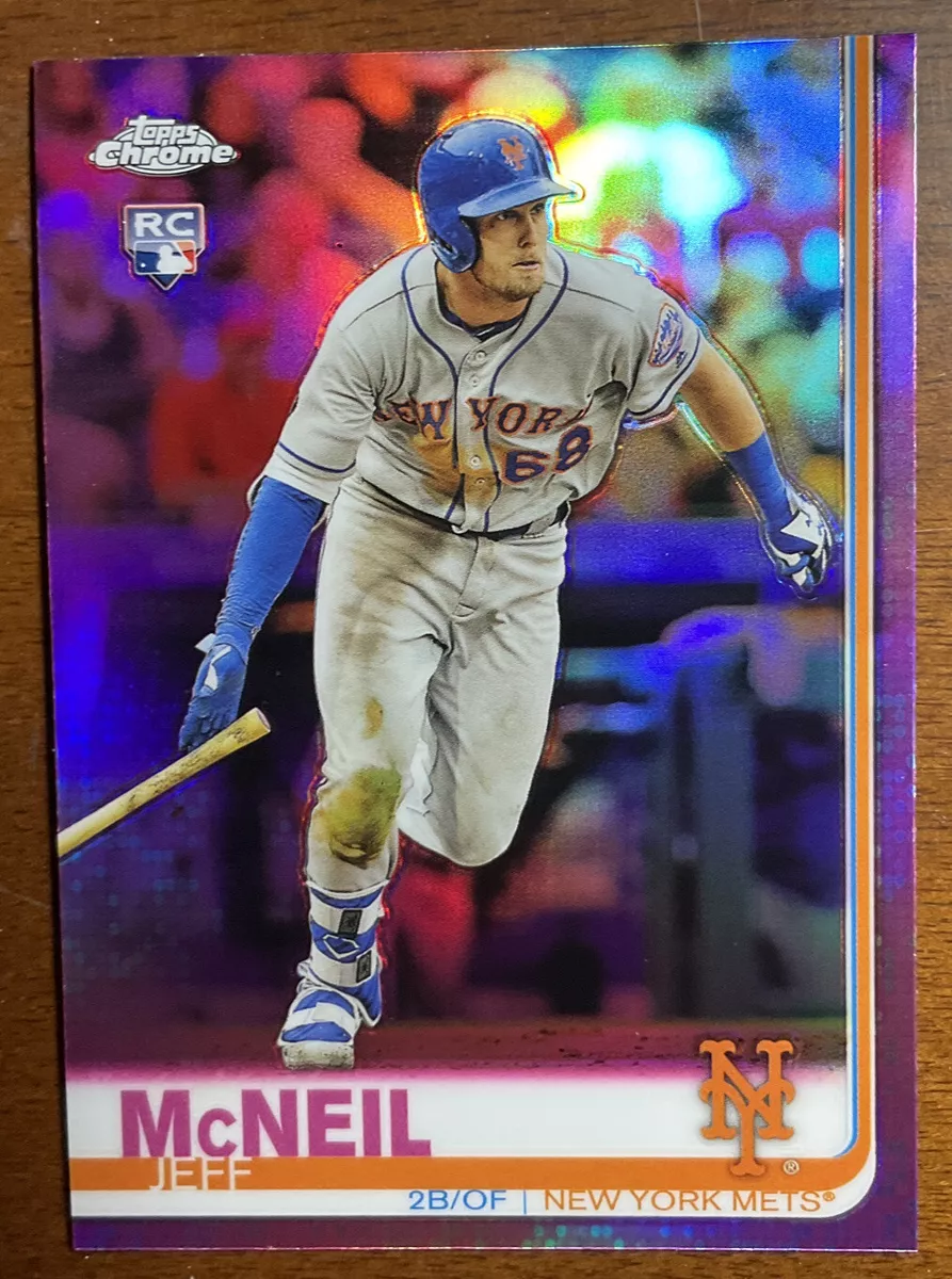 2019 Topps Chrome Pink Refractor #152 Jeff McNeil Rookie Card NY Mets -  Sharp!