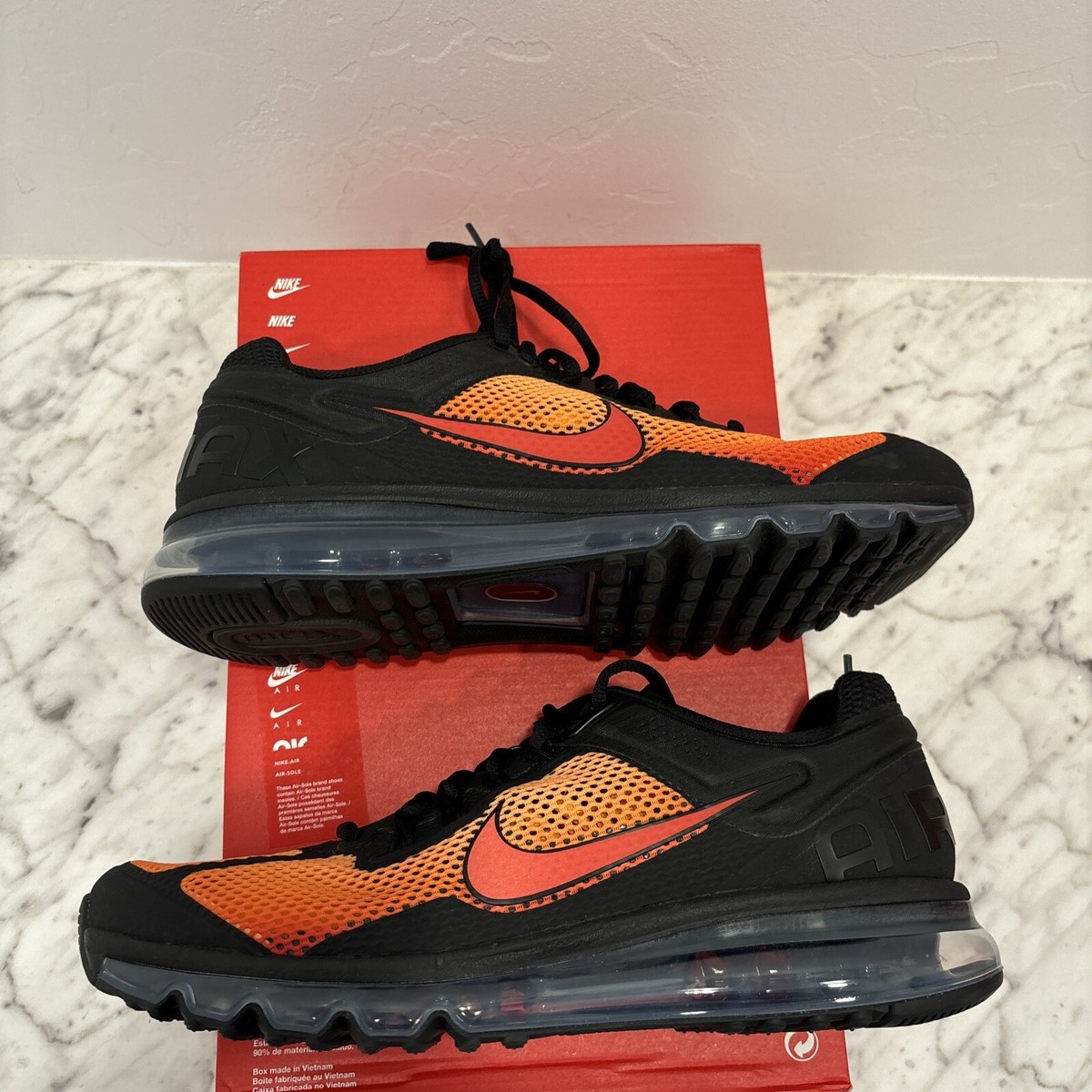 Nike Air Max 2013 'Sunset' Black Running Shoes HF4887-873 Men's