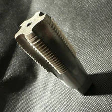 Pipe Tap, 3/4"-14, NPT Taper, 5 Flutes, Uncoated, HSS, OAL 3-1/4"