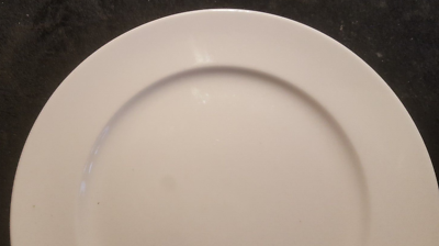 pulsiva Porzellan 1x Kuchenteller weiß 19 cm Rand 3 cm