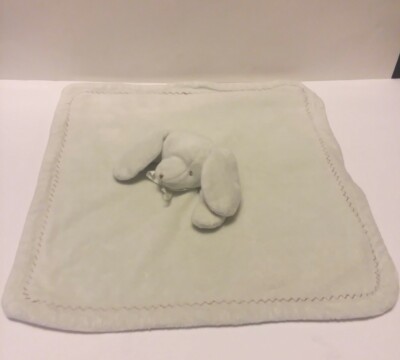 Blankets & Beyond Mint Green Bunny Lovey Rabbit Baby Infant Security Blanket 16''