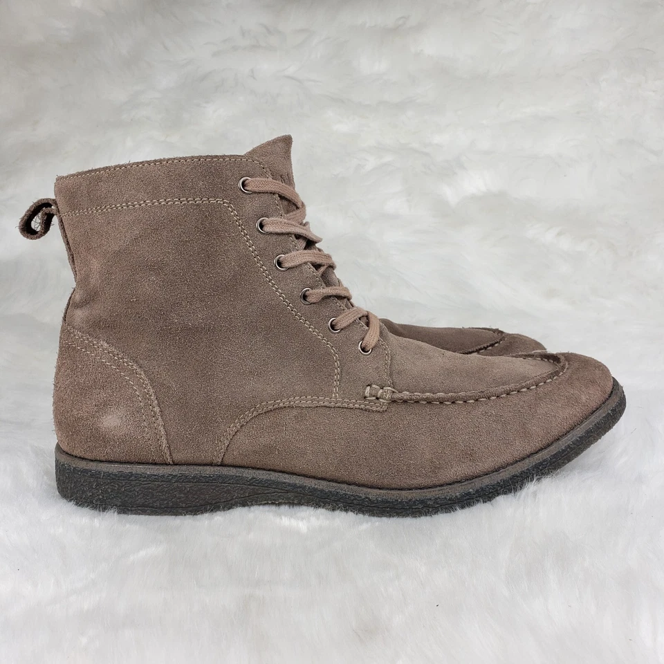 Andrew Marc New York Brown Suede Leather Casual Boots Mens Size US 12 EUR 46 - Image 2 of 4