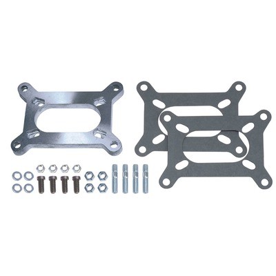 Trans-Dapt 2086, One Natural Aluminum Carburetor Adapter Performance Racing Part