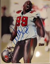 Tampa Bay Buccaneers Warren Sapp Signed Autographed 8x10 Glossy Photo