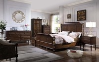 Bett 2X Nachttisch Kommode Komplett Schlafzimmer MöBel Set 4Tlg Neu