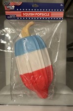 SUNNY DAYS JUMBO SQUISHY ROCKET POP Popsicle Squishy RED WHITE BLUE