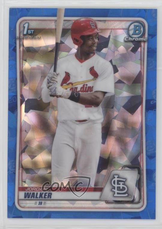 2020 Bowman Chrome Draft Sapphire Edition Jordan Walker #BD-57 6ns