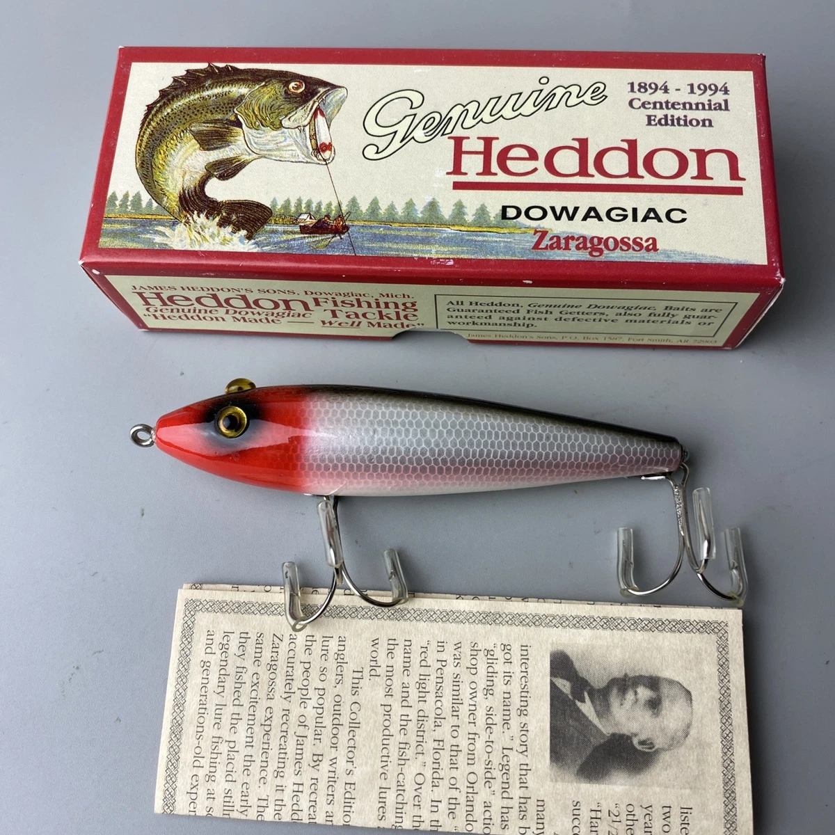 Heddon Wooden Vintage Fishing Lures with Original Box for sale | eBay