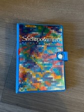 Vintage STICKOPOTAMUS Blue Sticker Binder with 41 FULL PAGES OF STICKERS