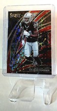 Charles Woodson Disco Prizm /49 Select 2025 Club Level SSP Raiders HOF