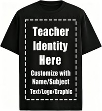 Personalized Teacher Appreciation Week Tee Custom Title Grade Subject T  Shirt