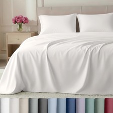 California Design Den King Bed Sheets Soft 800 Thread Count Sateen, 100 Cot...