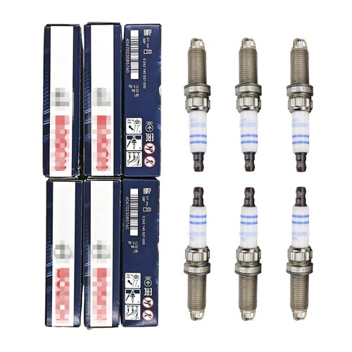 6PACK Bosch ZGR6STE2 Spark Plugs Fits For BMW E60 E90 E92 E93 135i 335i 535i US