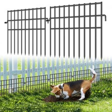 37ft L X 13in H Garden Animal Barrier Fence, 26 Pack No Dig Dog Fence Bor...