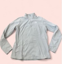 The North Face Glacier 1/4-Zip Women s fleece in light color Grey
