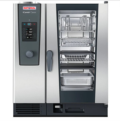 NEW Rational ICC 10-HALF E 208/240V 3 PH Half Size Combi Oven Boiler Based #5308