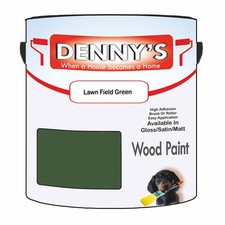 Dennys Wood Fence Paint - Lawn Field Green