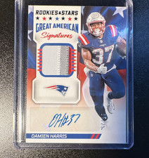 Panini 2022 Rookies & Stars Autographed Card Damien Harris Patriots 15/25
